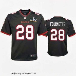 Magnificent Leonard Fournette Buccaneers Pewter Super Bowl Lv Game Jersey