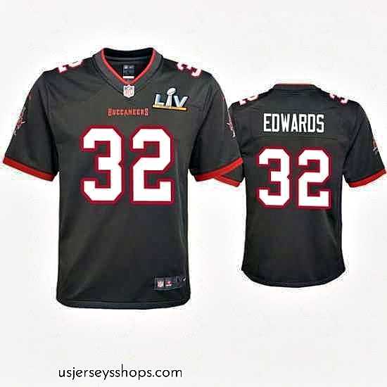 Breathtaking Mike Edwards Buccaneers Pewter Super Bowl Lv Game Jersey