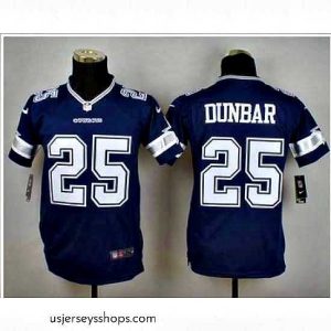 Stellar Nike Cowboys #25 Lance Dunbar Navy Blue Team Color NFL Elite Jersey