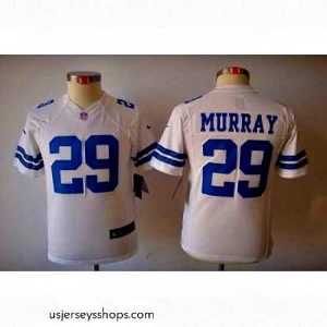 Magnificent Nike Dallas Cowboys 29# DeMarco Murray White Color Limited Jerseys