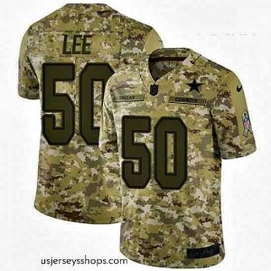 Sensational Nike Dallas Cowboys 50 Sean Lee Limited Camo 2018 Salute to Service NFL Jersey
