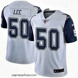 Magnificent Nike Dallas Cowboys 50 Sean Lee Limited White Rush Vapor Untouchable NFL Jersey