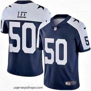Alluring Nike Dallas Cowboys 50 Sean Lee Navy Blue Throwback Alternate Vapor Untouchable Limited Player NFL Jersey
