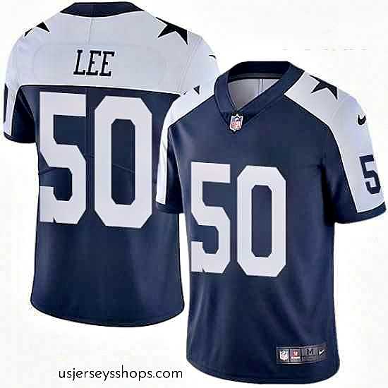 Alluring Nike Dallas Cowboys 50 Sean Lee Navy Blue Throwback Alternate Vapor Untouchable Limited Player NFL Jersey
