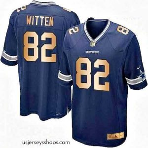 Alluring Nike Dallas Cowboys 82 Jason Witten Elite NavyGold Team Color NFL Jersey