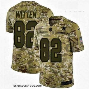 Magnificent Nike Dallas Cowboys 82 Jason Witten Limited Camo 2018 Salute to Service NFL Jersey