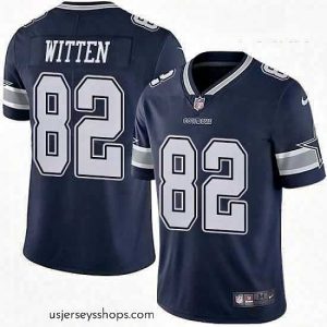 Stunning Nike Dallas Cowboys 82 Jason Witten Navy Blue Team Color Vapor Untouchable Limited Player NFL Jersey