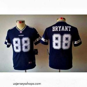 Stunning Nike Dallas Cowboys #88 Bryant Blue Color Limited Jerseys