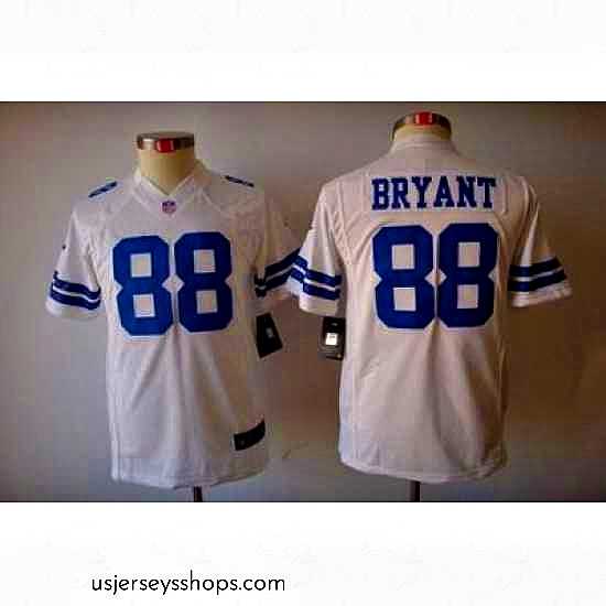 Enchanting Nike Dallas Cowboys #88 Bryant White Color Limited Jerseys