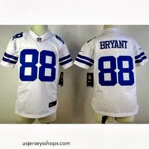 Exquisite Nike Dallas Cowboys 88# Dez Bryant White Nike NFL Jerseys