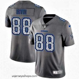 Breathtaking Nike Dallas Cowboys 88 Michael Irvin Gray Static Vapor Untouchable Limited NFL Jersey