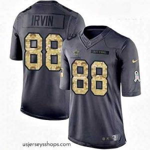 Alluring Nike Dallas Cowboys 88 Michael Irvin Limited Black 2016 Salute to Service NFL Jersey