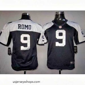 Glamorous Nike Dallas Cowboys #9 Romo Blue Thankgivings Nike NFL Jerseys