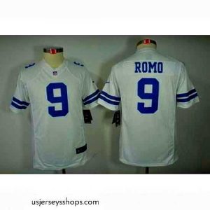 Alluring Nike Dallas Cowboys #9 Romo White Color[Limited Jerseys]