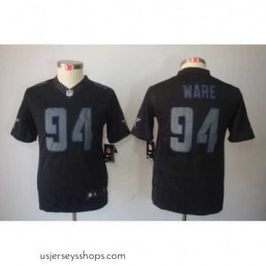 Sensational Nike Dallas Cowboys #94 DeMarcus Ware Black Jerseys[Impact Limited]