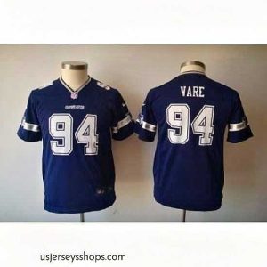 Enchanting Nike Dallas Cowboys #94 DeMarcus Ware Blue Nike NFL Jerseys