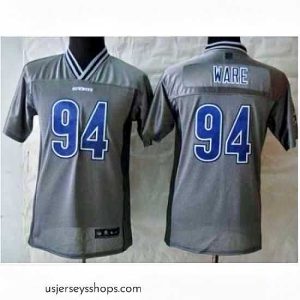 Stunning Nike Dallas Cowboys 94 DeMarcus Ware Grey Vapor Elite NFL Jerseys