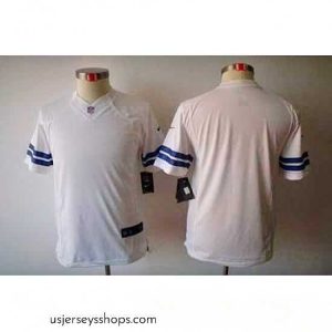 Breathtaking Nike Dallas Cowboys Blank White Color Limited Jerseys
