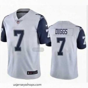 Breathtaking Nike Dallas Cowboys Trevon Diggs #7 Colur Rush Stitched Limited Jersey