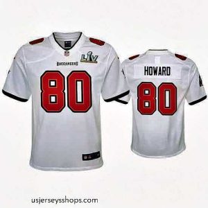Exquisite O.J. Howard Buccaneers White Super Bowl Lv Game Jersey