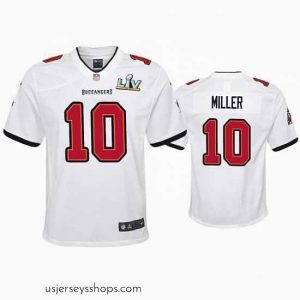 Stunning Scotty Miller Buccaneers White Super Bowl Lv Game Jersey