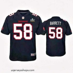 Magnificent Shaquil Barrett Buccaneers Black Super Bowl Lv Game Fashion Jersey