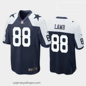 Sensational ceedee lamb dallas cowboys navy alternate game jersey