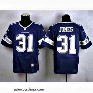 Stunning nike nfl jerseys dallas cowboys 31 jones blue[Elite]