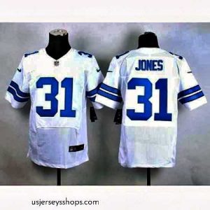Stellar nike nfl jerseys dallas cowboys 31 jones white[Elite]