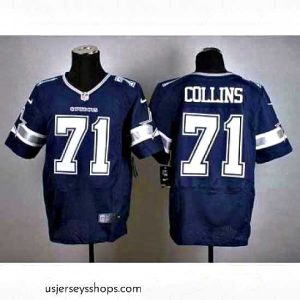 Enchanting nike nfl jerseys dallas cowboys 71 collins blue[Elite]