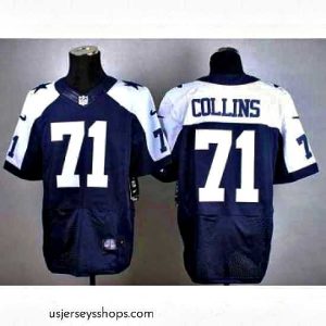 Alluring nike nfl jerseys dallas cowboys 71 collins blue[Elite thankgivings]